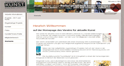 Desktop Screenshot of aktuelle-kunst-ev.de
