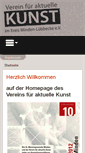 Mobile Screenshot of aktuelle-kunst-ev.de